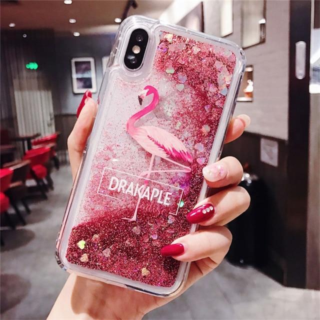 Snygg i Rosa Glittrande Telefonfodral |