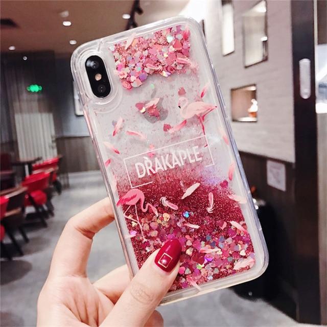 Snygg i Rosa Glittrande Telefonfodral |