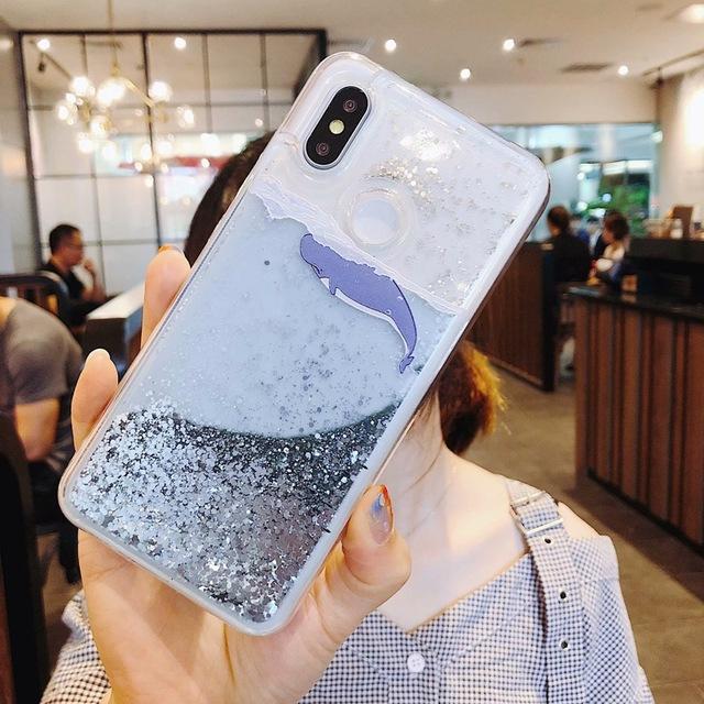 Snygg i Rosa Glittrande Telefonfodral |