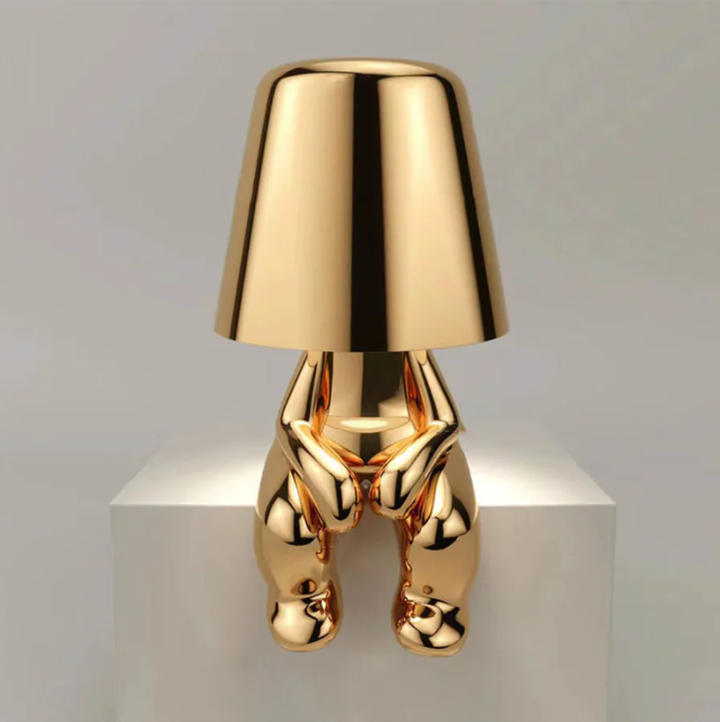 Manlamp - Konstfull modern LED-bordslampa
