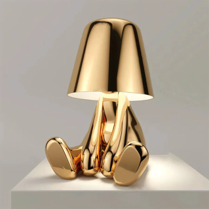 Manlamp - Konstfull modern LED-bordslampa