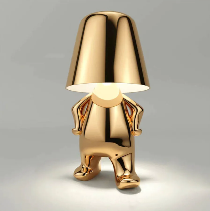Manlamp - Konstfull modern LED-bordslampa