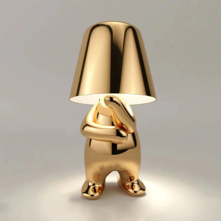 Manlamp - Konstfull modern LED-bordslampa