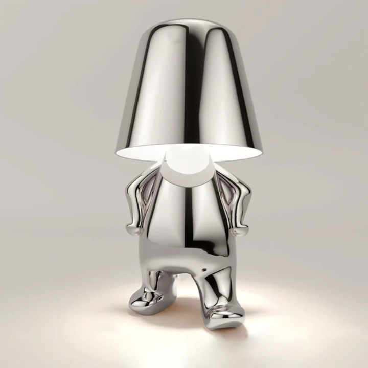 Manlamp - Konstfull modern LED-bordslampa