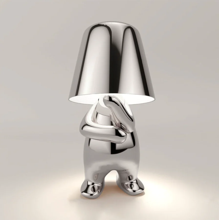 Manlamp - Konstfull modern LED-bordslampa