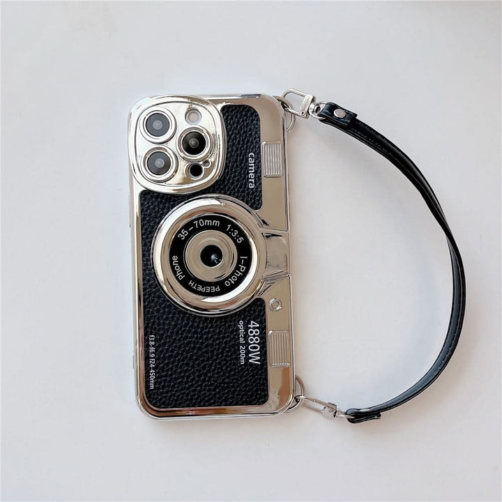 Vintage Kamera iPhone Fodral 3D Retro Design