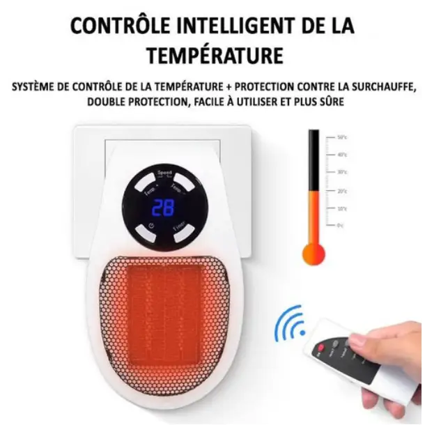 Ultrakompakt keramisk värmare HeatCompact