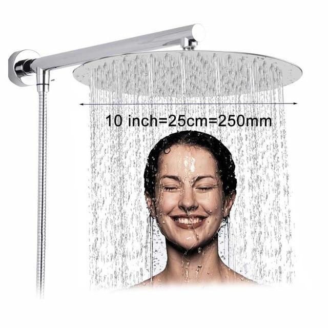 Väggmonterad regndusch ultra-slim