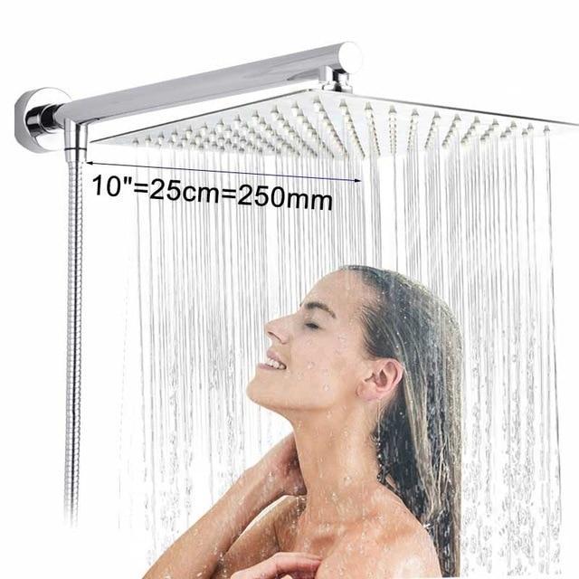 Väggmonterad regndusch ultra-slim
