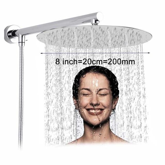 Väggmonterad regndusch ultra-slim
