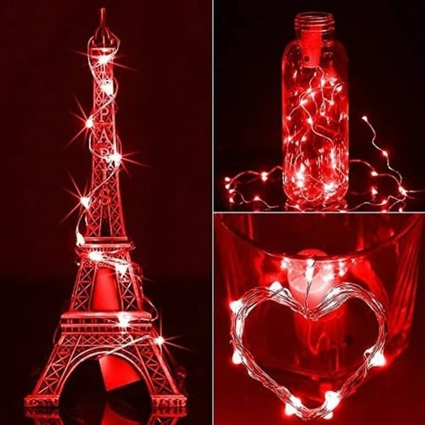 LED Flaska Ljus Kork Natt Ljus DIY Dekor |