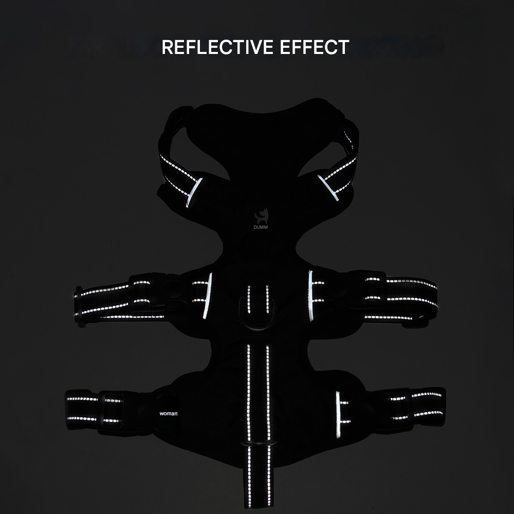 Reflekterande Anti-Dra Hundsele - GripGuard