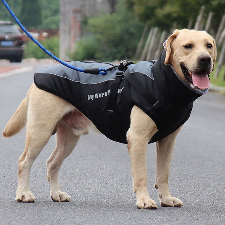 Reflekterande Hundjacka med Sele - GlowPaw™