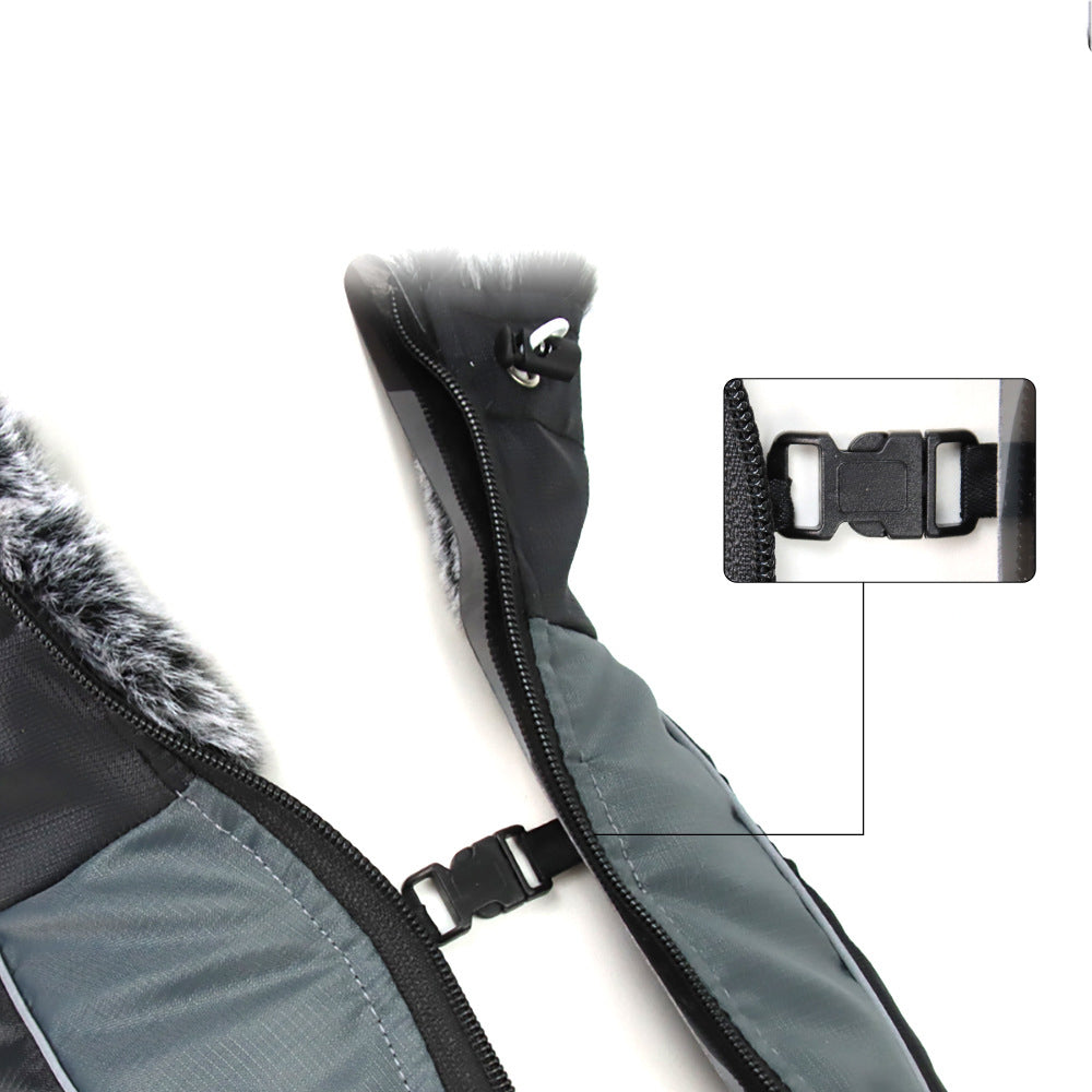 Reflekterande Hundjacka med Sele - GlowPaw™