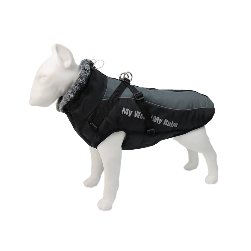 Reflekterande Hundjacka med Sele - GlowPaw™