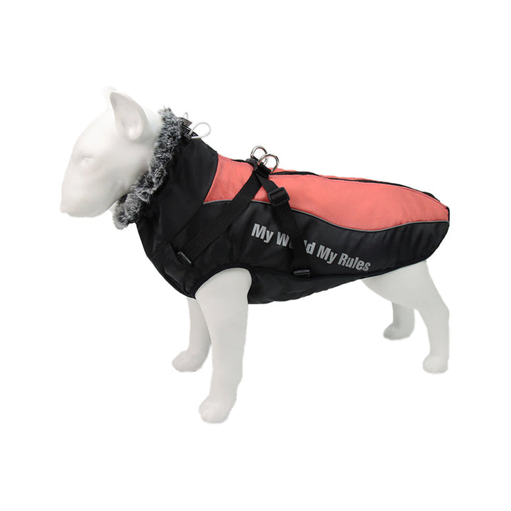 Reflekterande Hundjacka med Sele - GlowPaw™