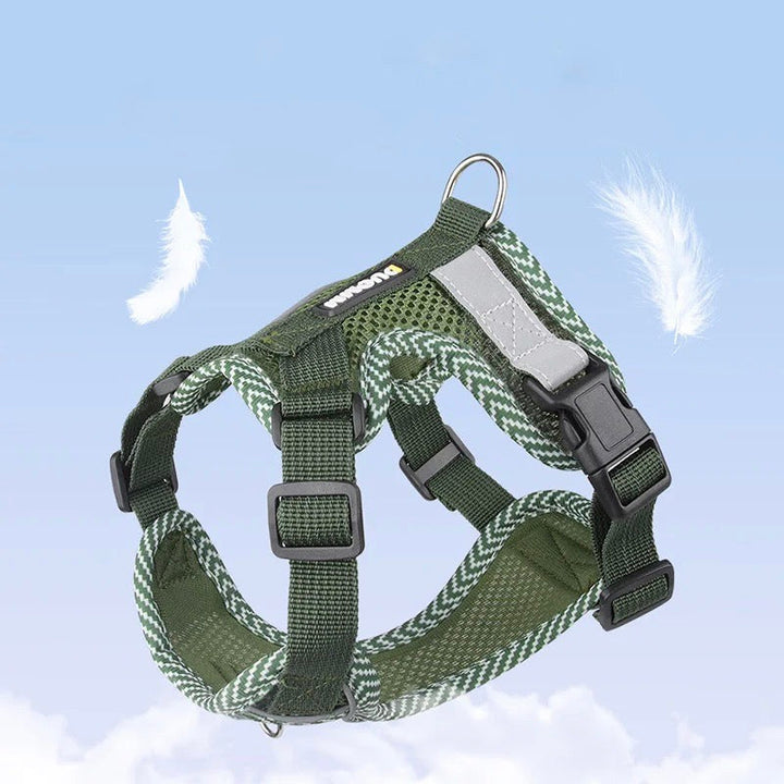 Reflekterande sele och koppelset för små hundar - AirFlex