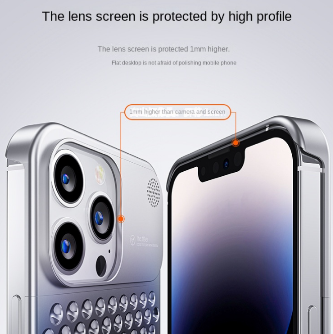 Metal Vent Premium Aluminiumlegering iPhone-fodral