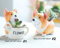Resin Corgi Mini Blomkruka