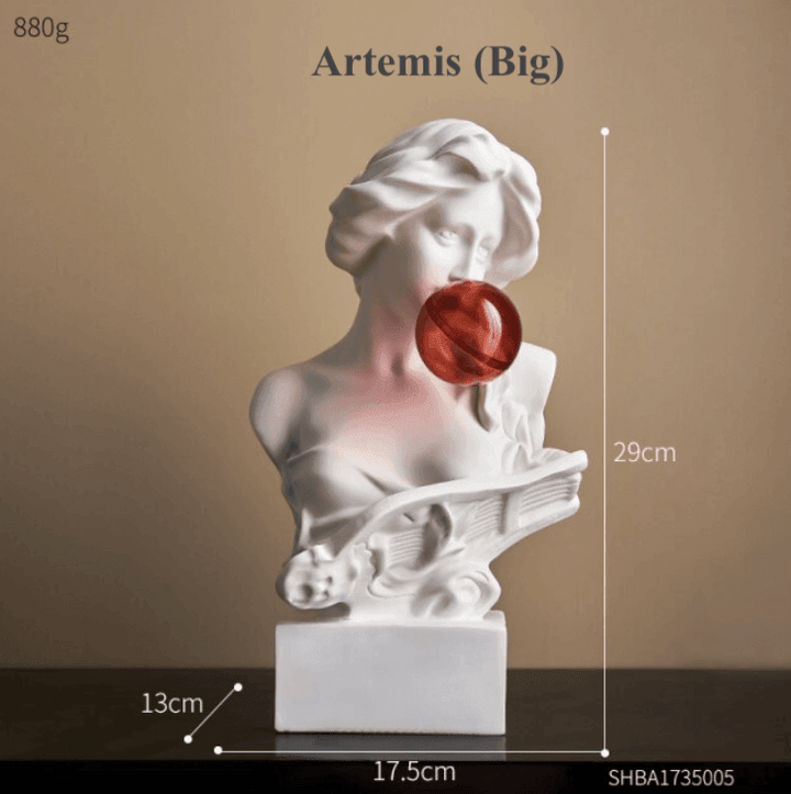 Resin Grekisk abstrakt skulptur