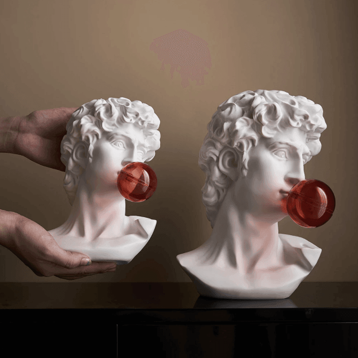 Resin Grekisk abstrakt skulptur