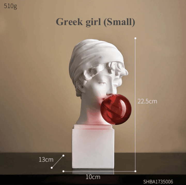 Resin Grekisk abstrakt skulptur