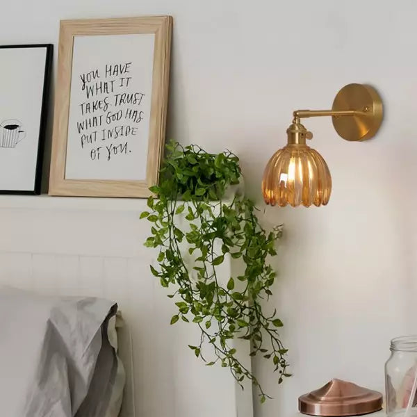 Blomknopp Tulpan Vägglampa