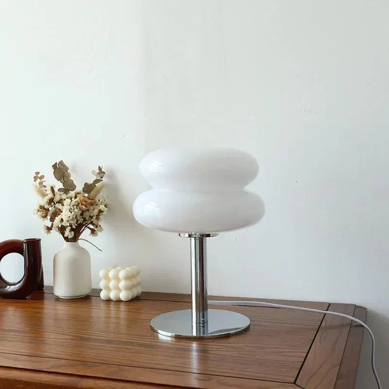 Retro Macaron Bordslampa i färgat glas
