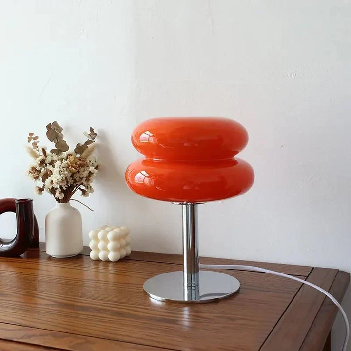 Retro Macaron Bordslampa i färgat glas