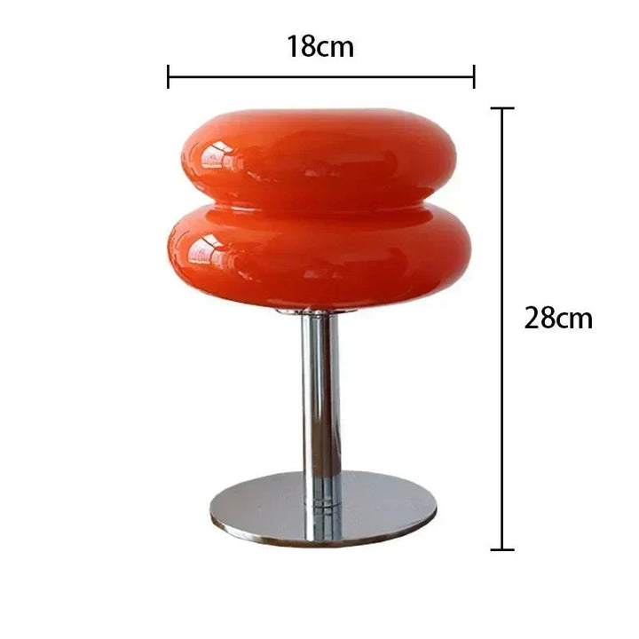 Retro Macaron Bordslampa i färgat glas