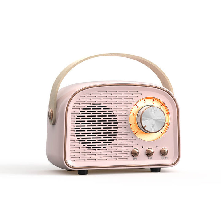 Retro Rund Radio Bluetooth Högtalare