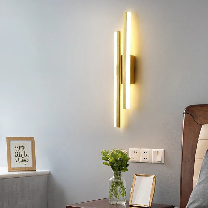 DoubliGlow | Minimalistisk modern LED-vägglampa