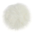 Faux Fur Rund Sittkudde