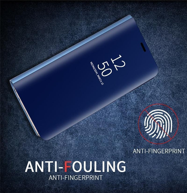 3 i 1 Spegel Flip Case för Samsung-telefoner