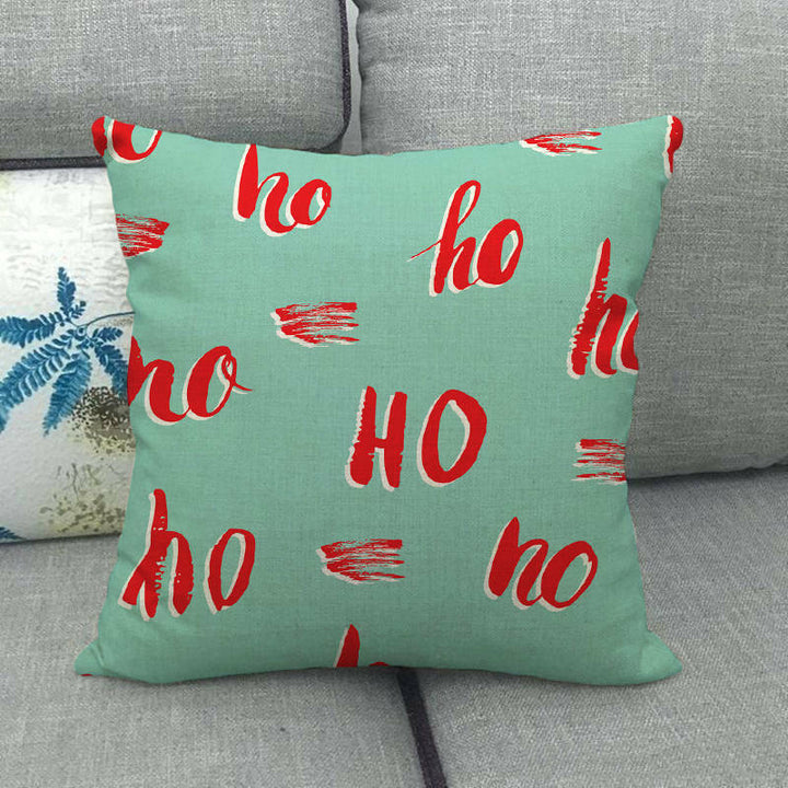 18" Kuddar Merry Xmas Soffkuddeöverdrag Hem Soffdekoration Kuddslip