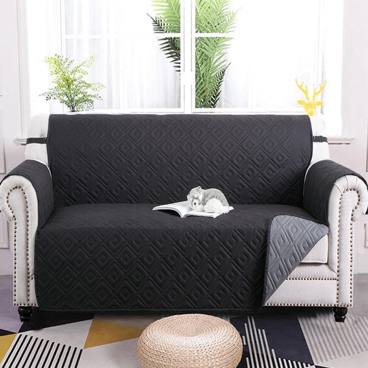 Quiltad Sofföverdrag Djurskydd Vattentät Soffslipcovers 1/2/3 Sittgrupp