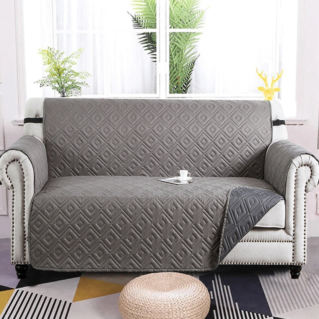 Quiltad Sofföverdrag Djurskydd Vattentät Soffslipcovers 1/2/3 Sittgrupp