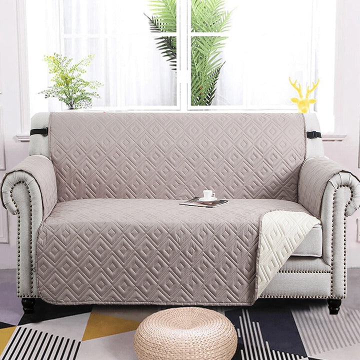 Quiltad Sofföverdrag Djurskydd Vattentät Soffslipcovers 1/2/3 Sittgrupp