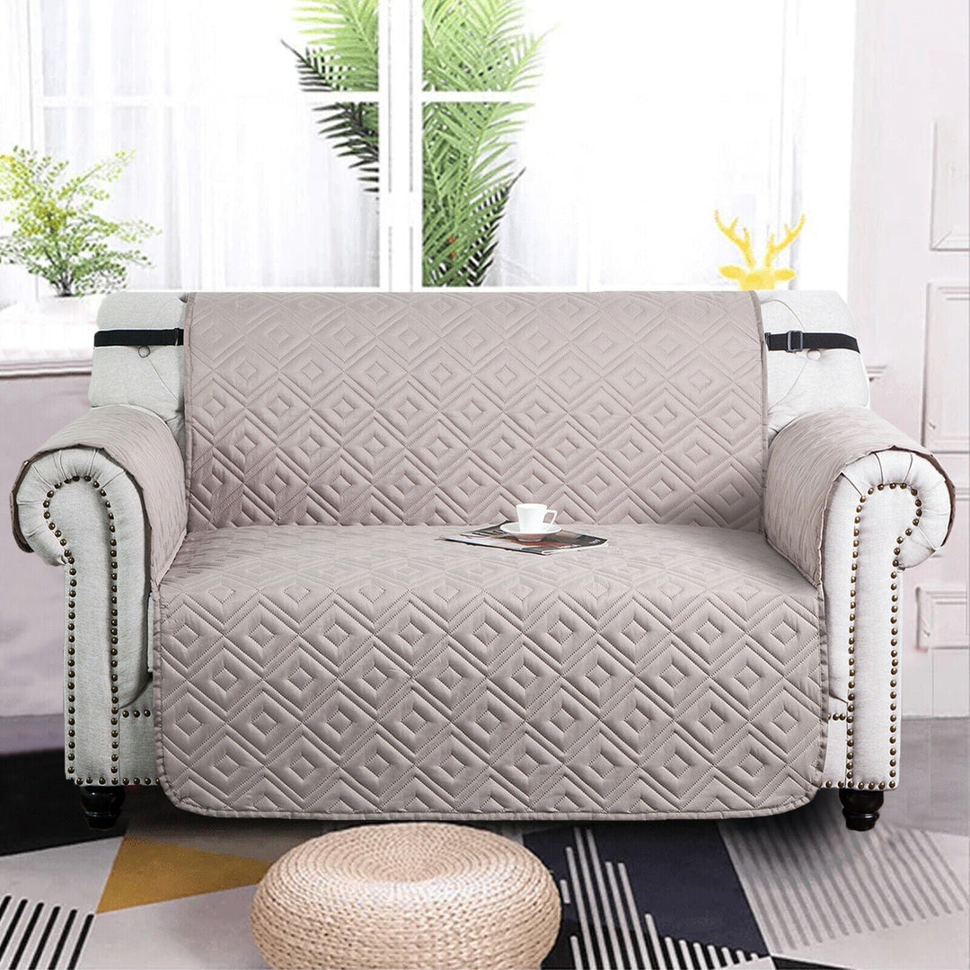 Quiltad Sofföverdrag Djurskydd Vattentät Soffslipcovers 1/2/3 Sittgrupp