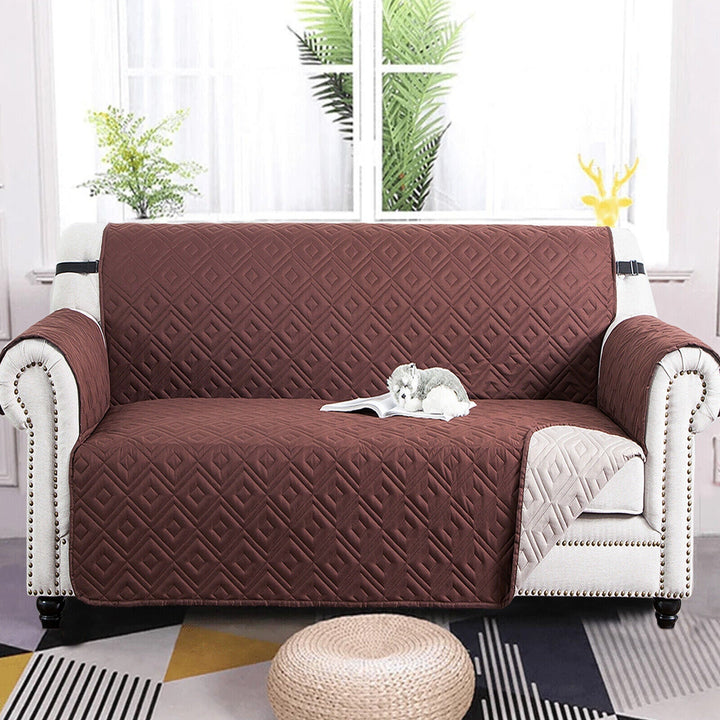 Quiltad Sofföverdrag Djurskydd Vattentät Soffslipcovers 1/2/3 Sittgrupp