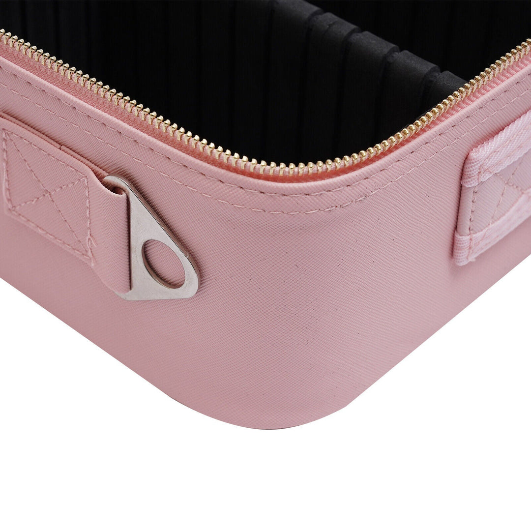 Portabelt Resemakeup-fodral med LED-spegel och Justerbart Ljus