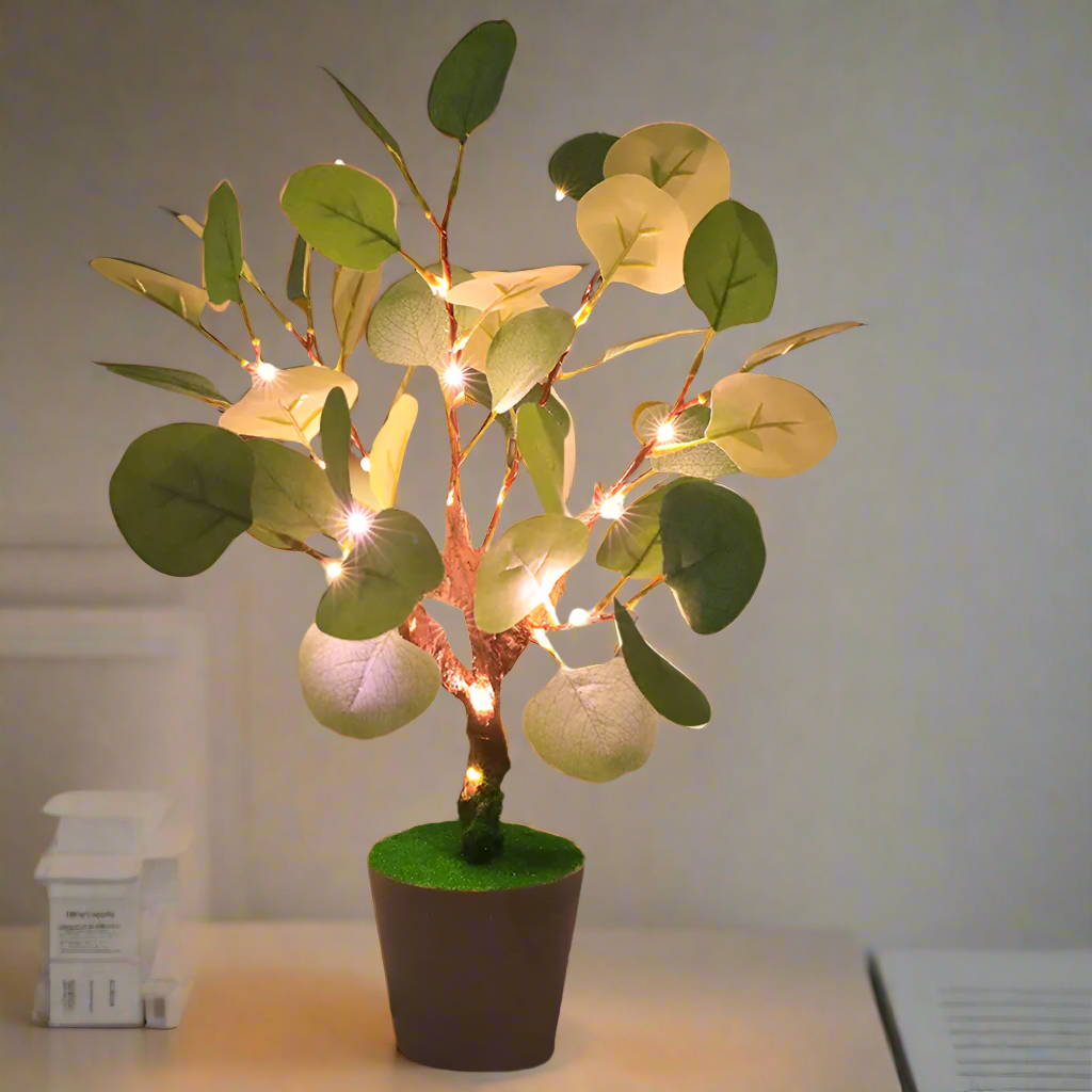 BranchGlow - LED Nattlampa med Festliga Grenar