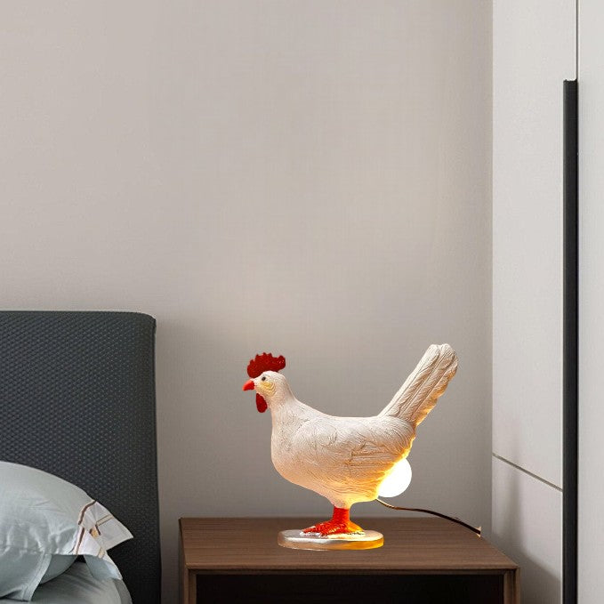 Bordslampa Djur Resin LED Nattlampa