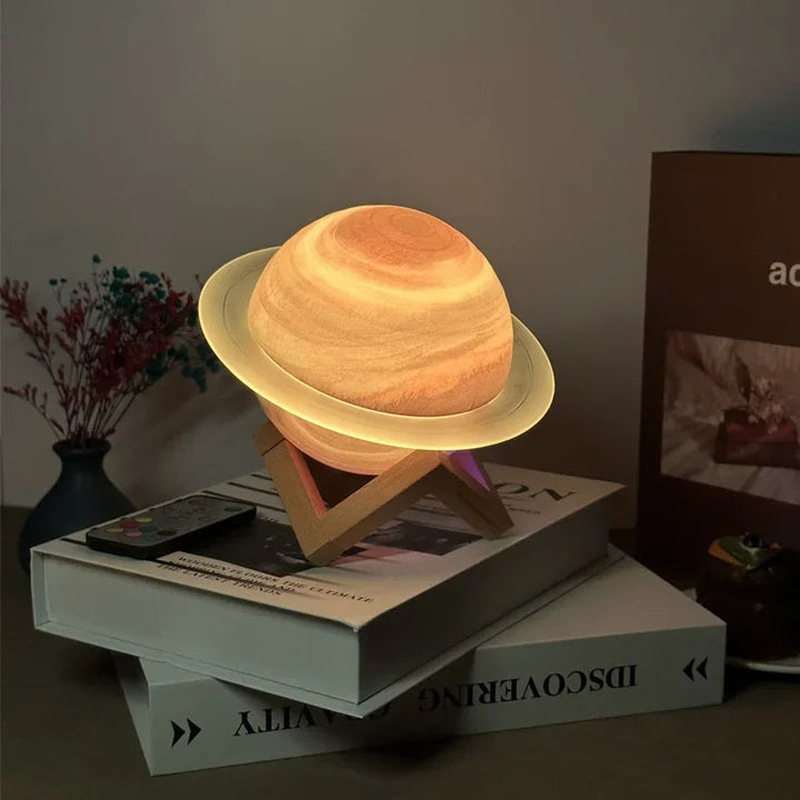 Galaxy Saturn Bluetooth Högtalare med Nattljus