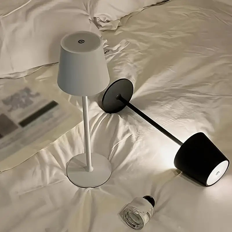LED Bordslampa – Trådlös, Touchkontroll &amp; Dimbar Ljus