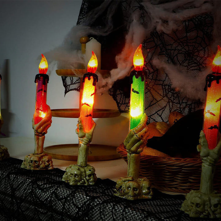 Bästa Gåvan*Solcellslampa Halloween Spökhandske Utomhus Golvlampa