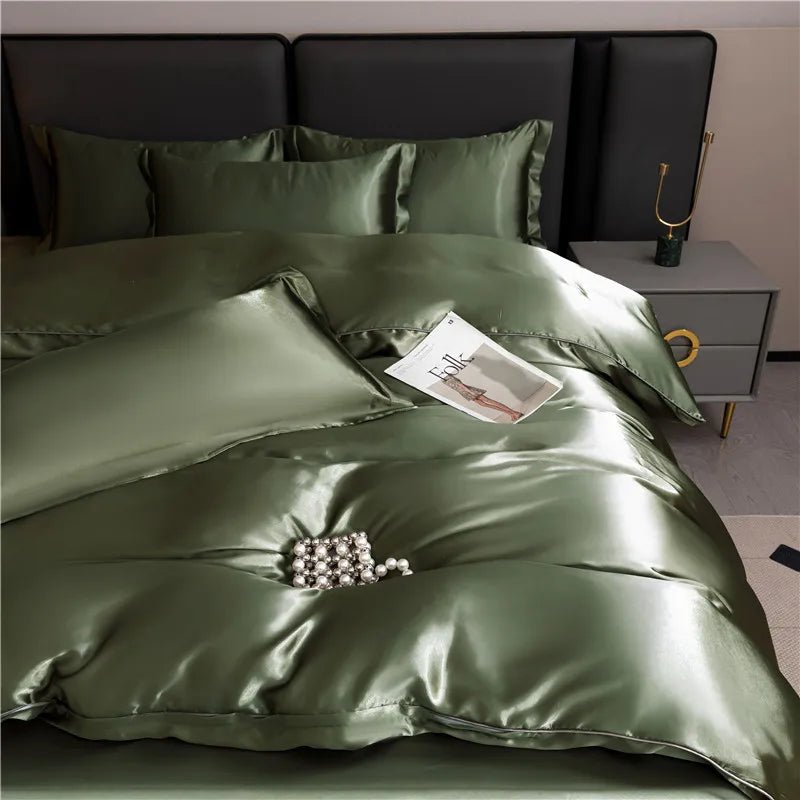 SILKCOMFORT – Lyxigt 100% Silke Duvetöverdrag för Ultimat Komfort