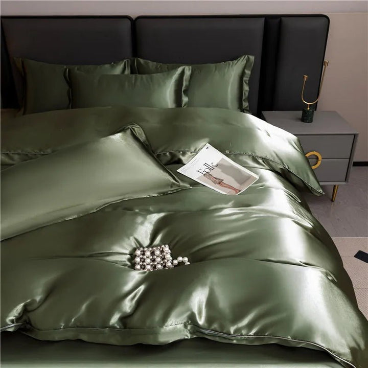 SILKCOMFORT – Lyxigt 100% Silke Duvetöverdrag för Ultimat Komfort