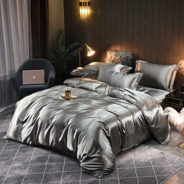 SILKCOMFORT – Lyxigt 100% Silke Duvetöverdrag för Ultimat Komfort