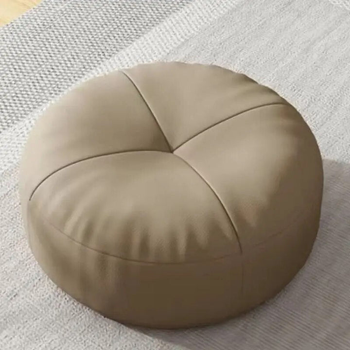 Lätt Japansk Stil Nappa Läder Fotkudde